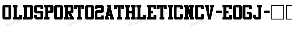 OldSport02AthleticNcv-E0gj字体转换
