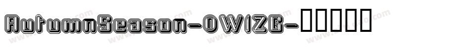 AutumnSeason-0WlZG字体转换