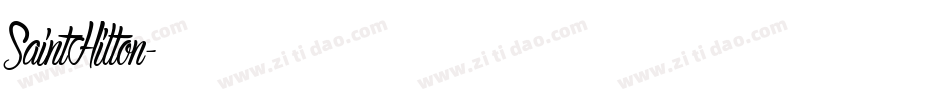 SaintHilton字体转换