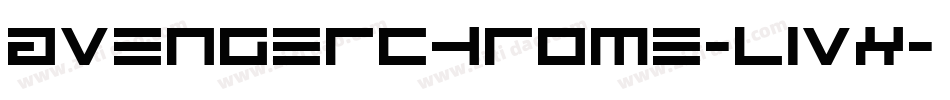 AvengerChrome-l1VX字体转换