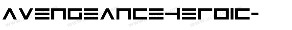 avengeanceheroic字体转换
