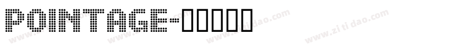 Pointage字体转换