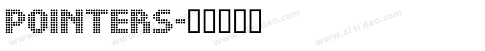 Pointers字体转换