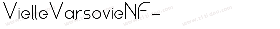 VielleVarsovieNF字体转换