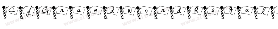 CfGrandNordRegular-3qP8字体转换