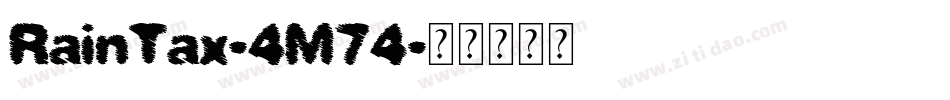 RainTax-4M74字体转换