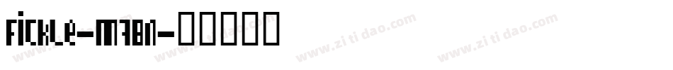 Fickle-M7Bn字体转换