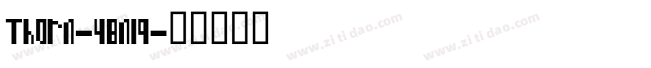Thorn-4Bn19字体转换