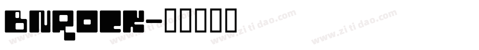 BNRock字体转换