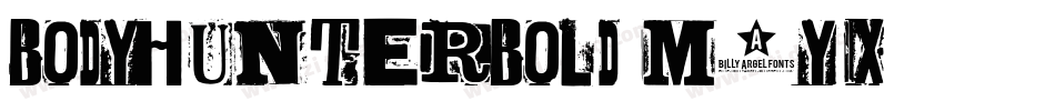 BodyHunterBold-M3Yx字体转换