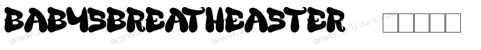 BabysBreathEaster-1字体转换