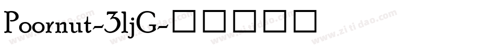 Poornut-3ljG字体转换