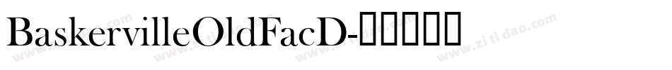 BaskervilleOldFacD字体转换