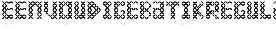 EenvoudigeBatikRegular-RX8l字体转换