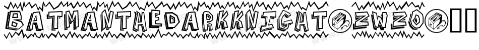 BatmanTheDarkKnight-ZWzq字体转换