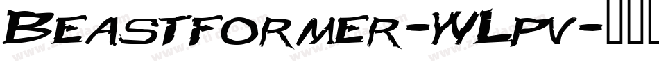 Beastformer-WLpv字体转换