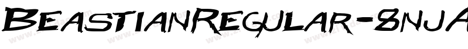 BeastianRegular-8njA字体转换