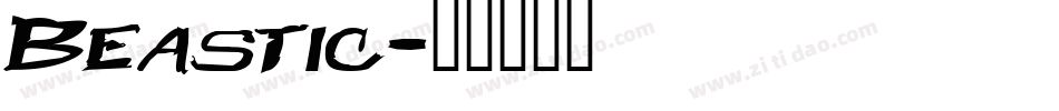 Beastic字体转换