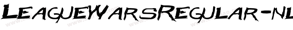 LeagueWarsRegular-nlxV字体转换