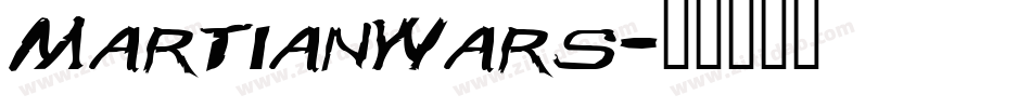 MartianWars字体转换