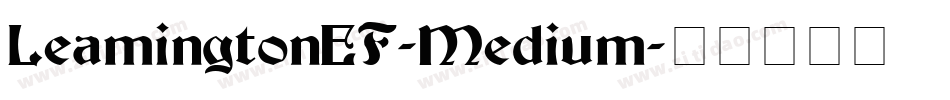 LeamingtonEF-Medium字体转换