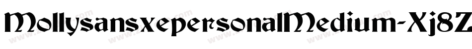MollysansxepersonalMedium-Xj8Z字体转换