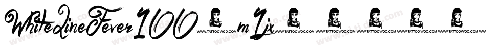 WhiteLineFever100-m1jx字体转换