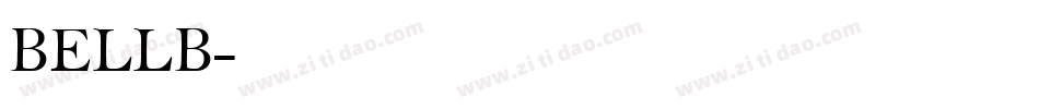 BELLB字体转换