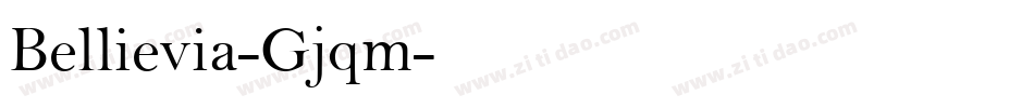 Bellievia-Gjqm字体转换