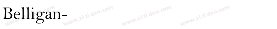 Belligan字体转换