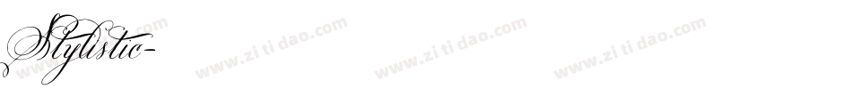 Stylistic字体转换