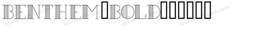 Benthem-Bold字体转换