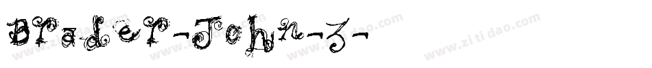 Brader-John-3字体转换