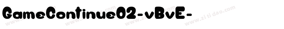 GameContinue02-vBvE字体转换