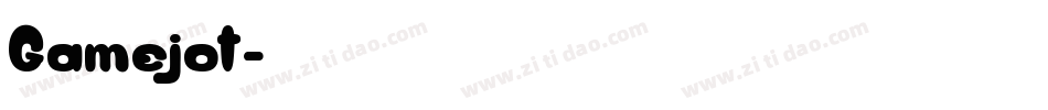 Gamejot字体转换
