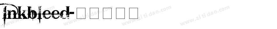 Inkbleed字体转换