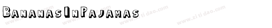 BananasInPajamas字体转换