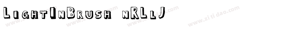 LightInBrush-nRLlJ字体转换 LightInBrush-nRLlJ字体转换