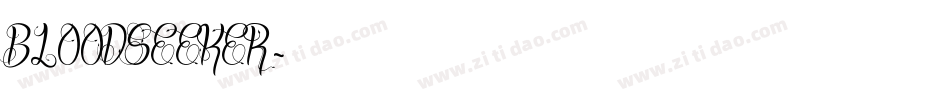 BLOODSEEKER字体转换