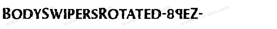 BodySwipersRotated-89eZ字体转换