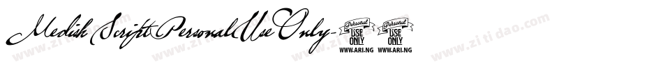 MedishScriptPersonalUseOnly-48eW字体转换