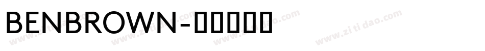 BENBROWN字体转换