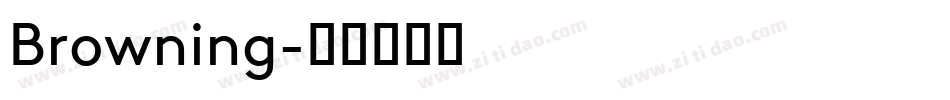 Browning字体转换