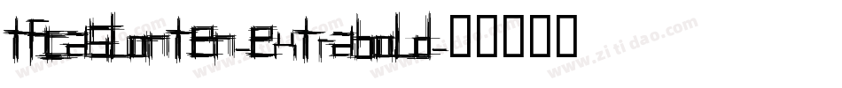 TFCaslonTen-Extrabold字体转换