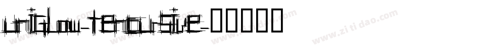 Uniglow-TenCursive字体转换