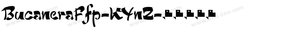 BucaneraFfp-KYnZ字体转换