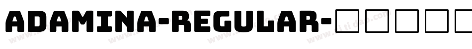 Adamina-Regular字体转换