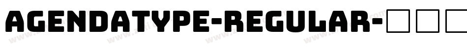 Agendatype-Regular字体转换