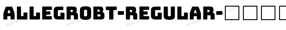 AllegroBT-Regular字体转换