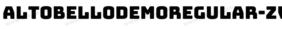AltobellodemoRegular-ZvaZ字体转换